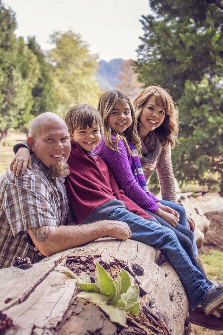 family, together, parents