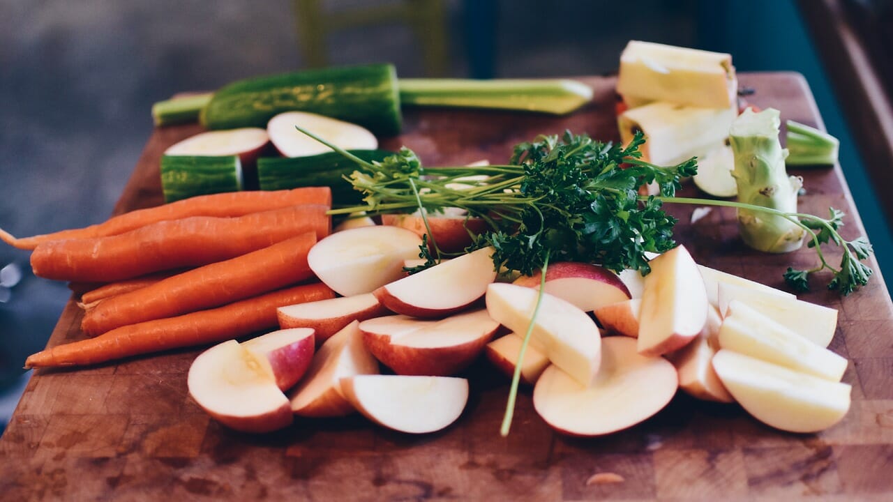 food, salad, raw
